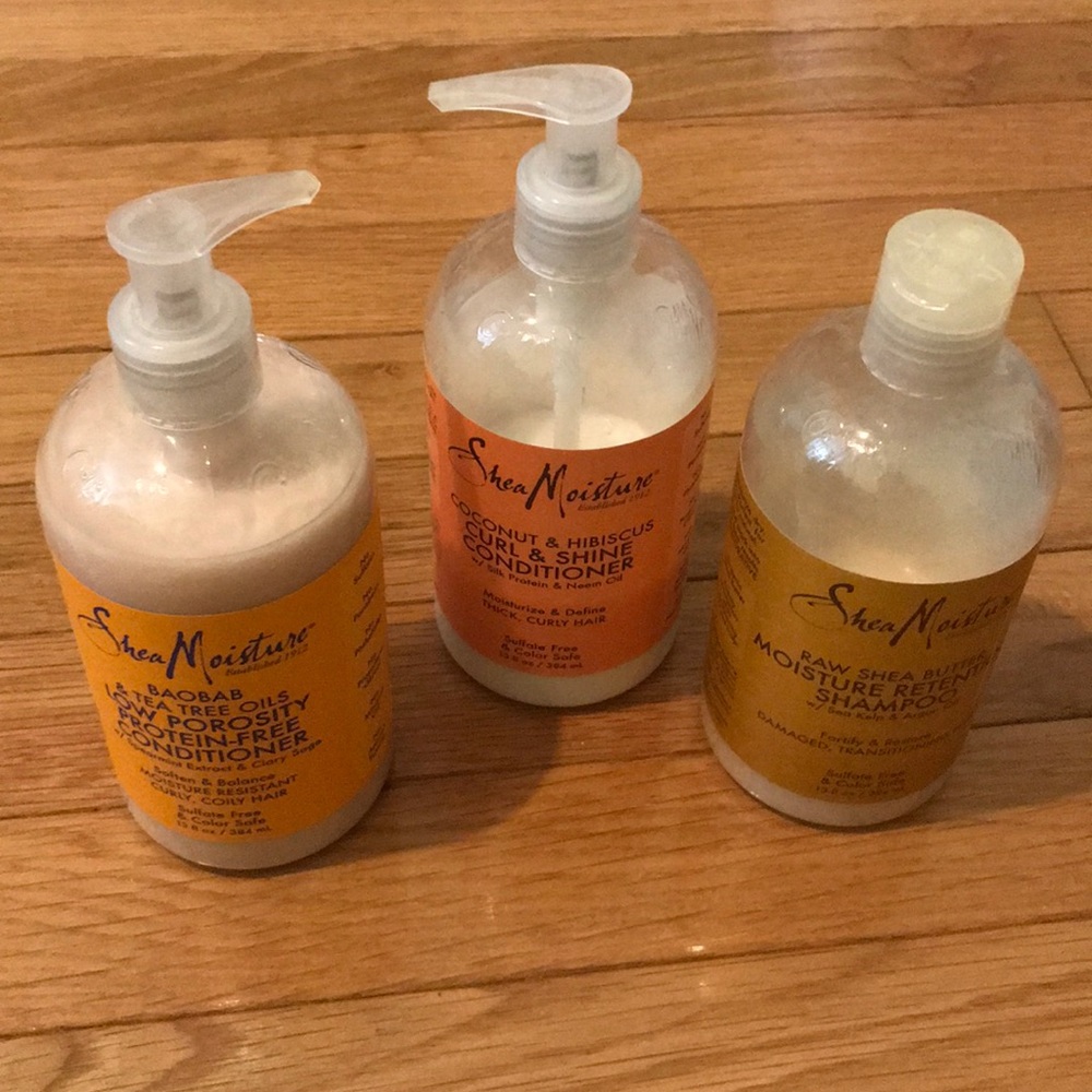 Lot of Shea Moisture Shampoo & Conditioners
